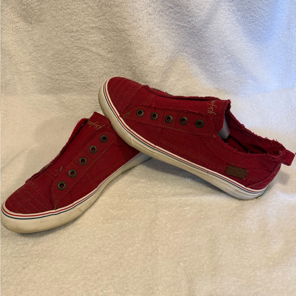 Blowfish Red Slip-On Sneakers size 11